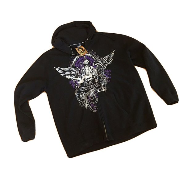 Hybrid & company Other - Jimi Hendrix Graphic Hybrid Zip Front Sweatshirt